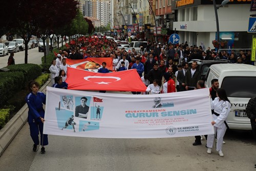 İlimizde 19 Mayıs Atatürk'ü Anma, Gençlik ve Spor Bayramı Coşkuyla Kutlandı